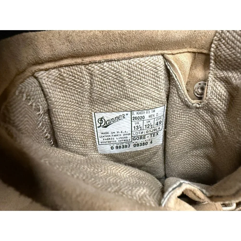 Danner Desert Acadia GTX Gore-Tex Boots Mens 13.5 D 26020 Military - Picture 6 of 9